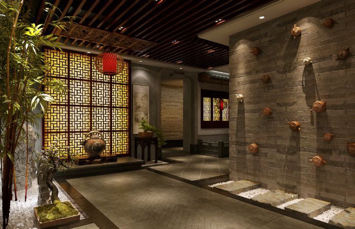 西安逸茗茶舍装修效果图