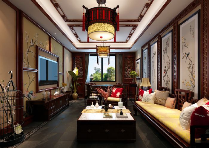 西安逸茗茶舍装修效果图