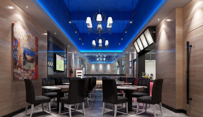 广州太和铜锣湾水疗会装修效果图