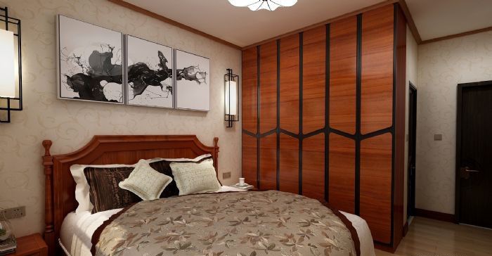 广州绿地柏玥晶舍张先生新居 新中式全包装修效果图