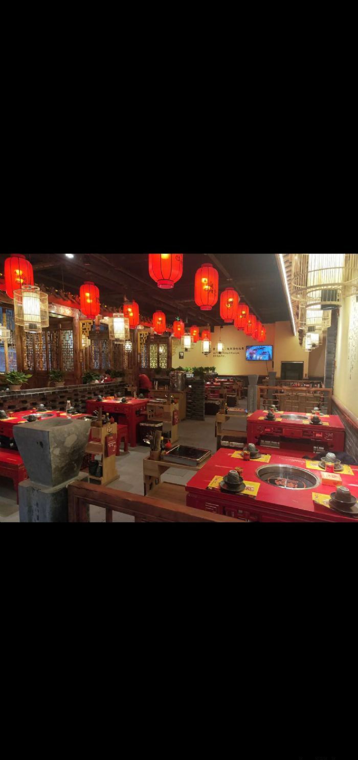 杭州谭鸭血老火锅装修效果图