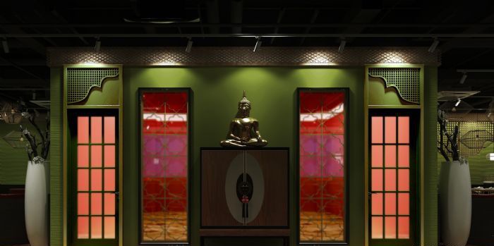 郑州上海火锅店装修效果图