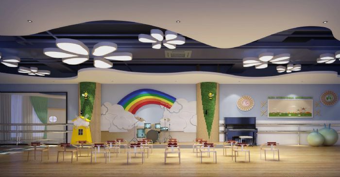 合肥幼儿园装修【工装工程】装修效果图