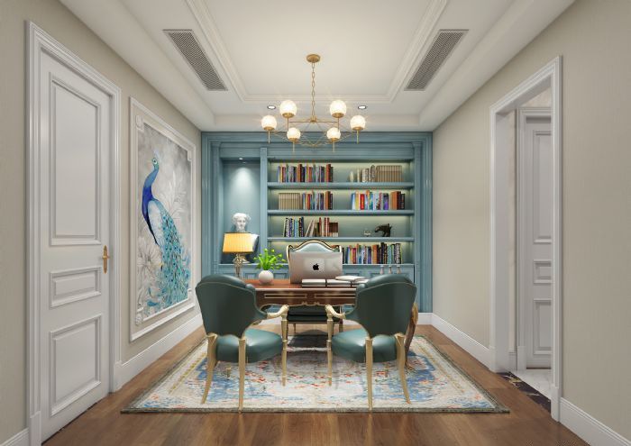 上海惠南镇东原艺墅法式装修效果图