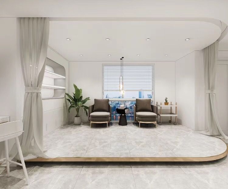 深圳龙岗网红美容店装修效果图