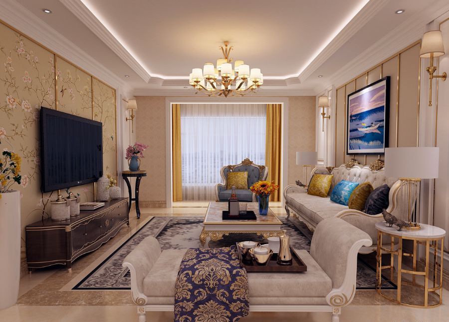 石家庄中冶德贤公馆装修效果图