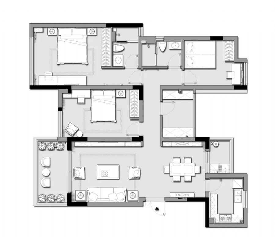深圳山语海装修效果图