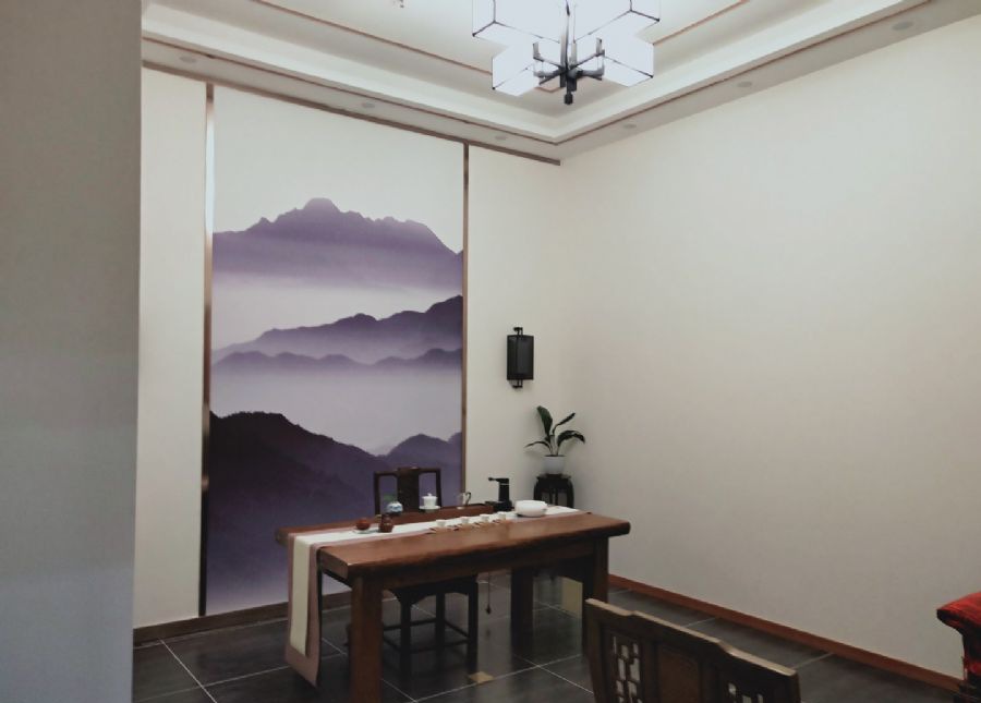 郑州大益茶装修效果图