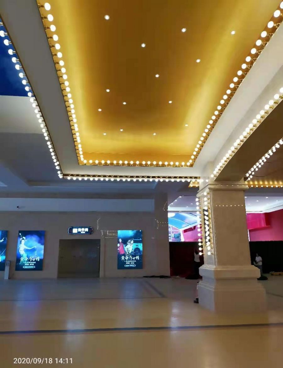 郑州皇帝千古情景区工地T 型通道装修效果图