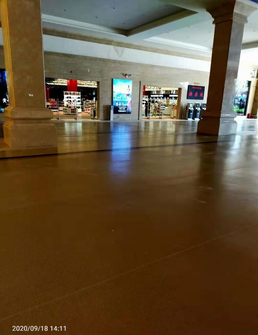 郑州皇帝千古情景区工地T 型通道装修效果图