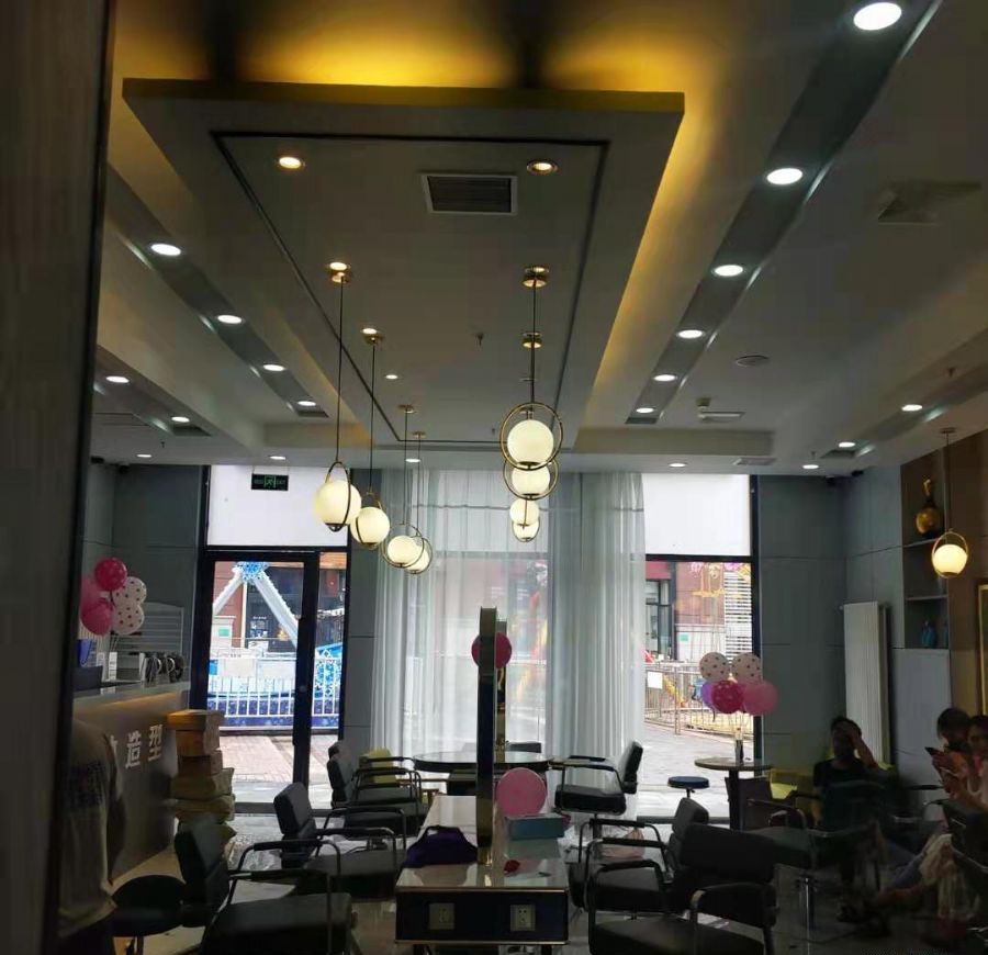 天津沐护肤美容美发店装修效果图