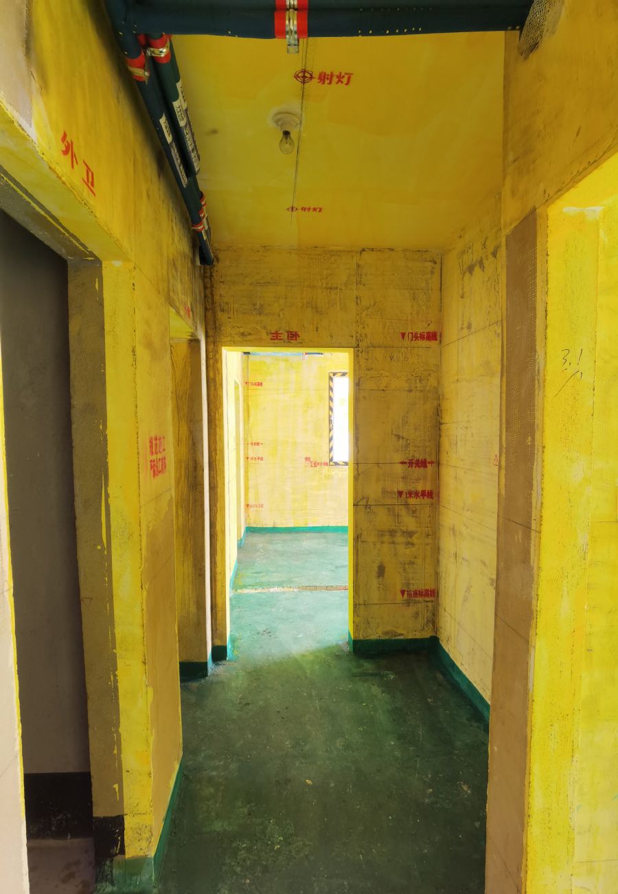 天津合盈园(水电放线篇)装修效果图